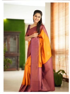 Graceful Soft Lichi Silk Saree