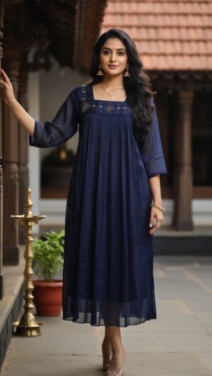 Georgette Frock Style Kurti.