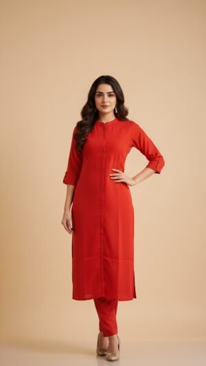 Vatican Silk Straight-Cut Co-Ord Set