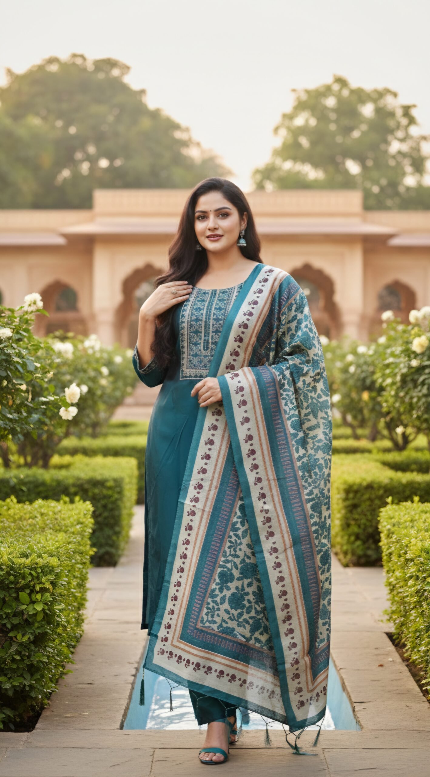 Roman Silk 3-Piece Ethnic Set