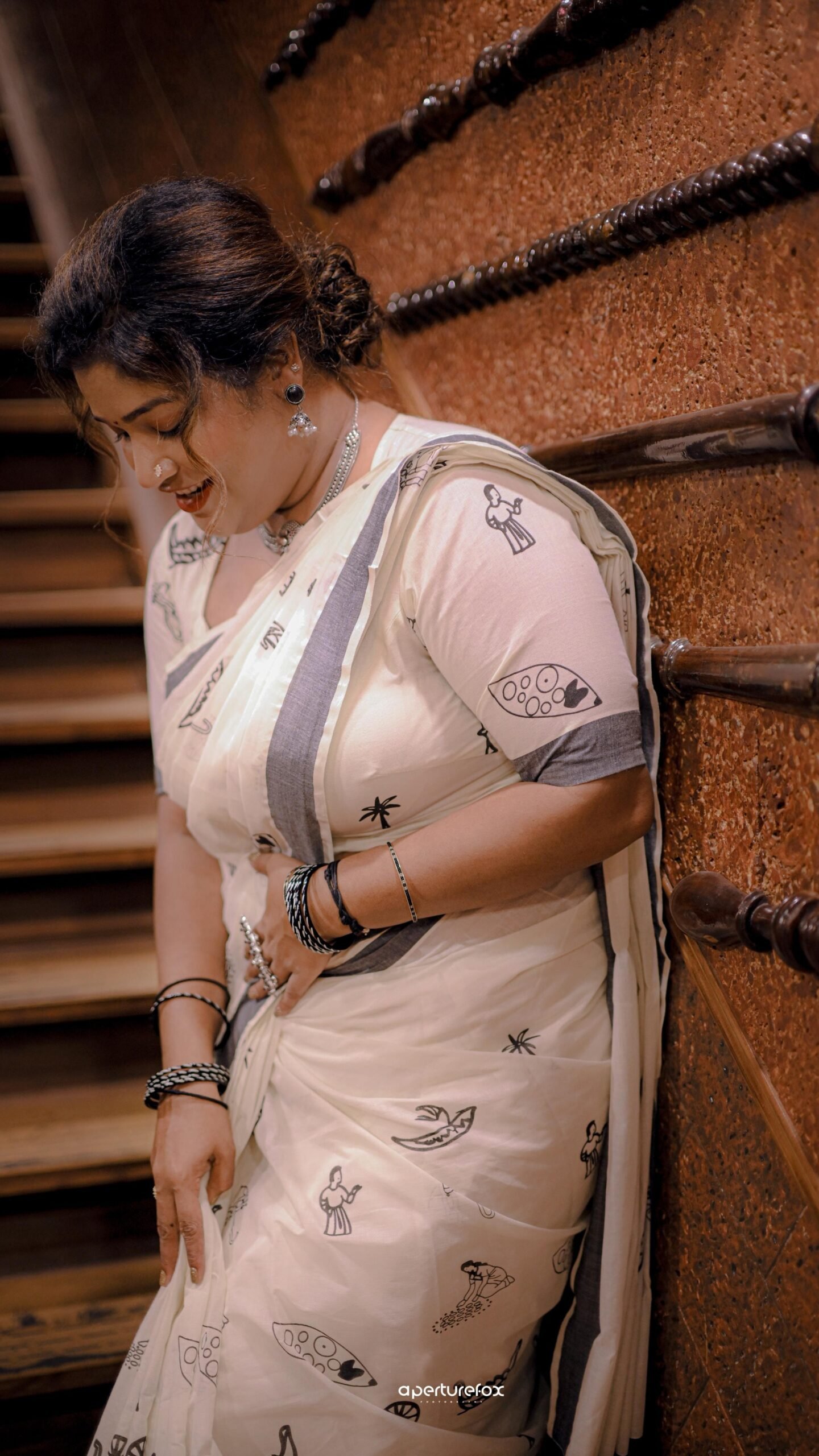 Kerala Heritage Premium Cotton Saree - Image 3