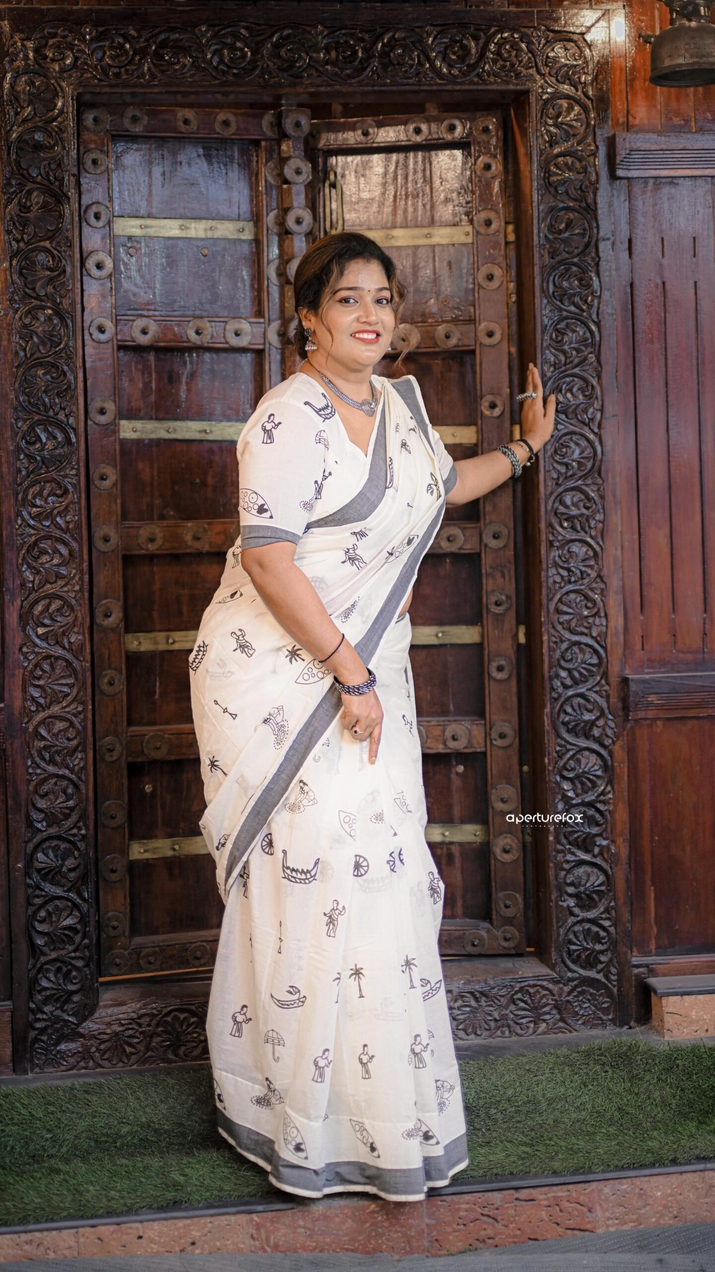 Kerala Heritage Premium Cotton Saree