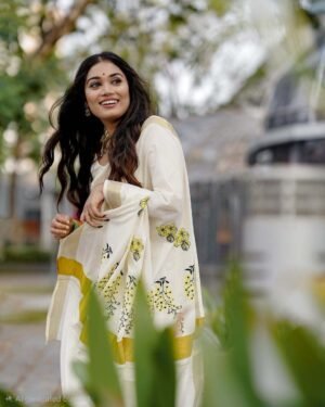 Vishu Special Kerala Cotton Kasavu Saree